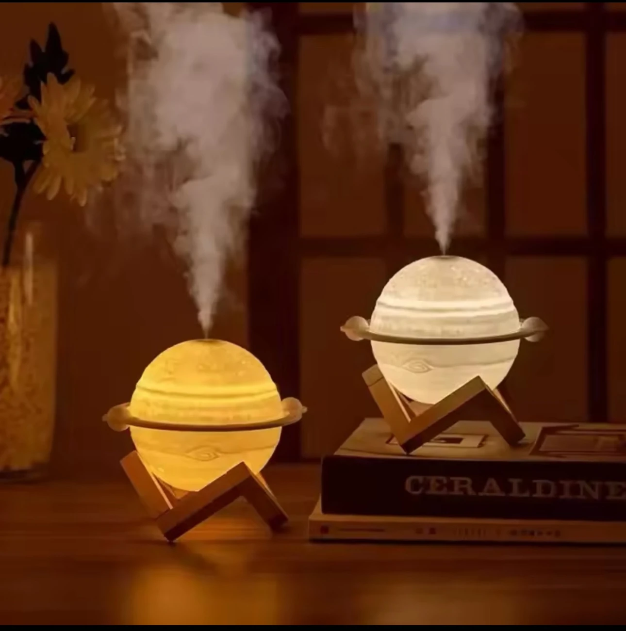 Humidificador y lampara planeta - Imagen 5