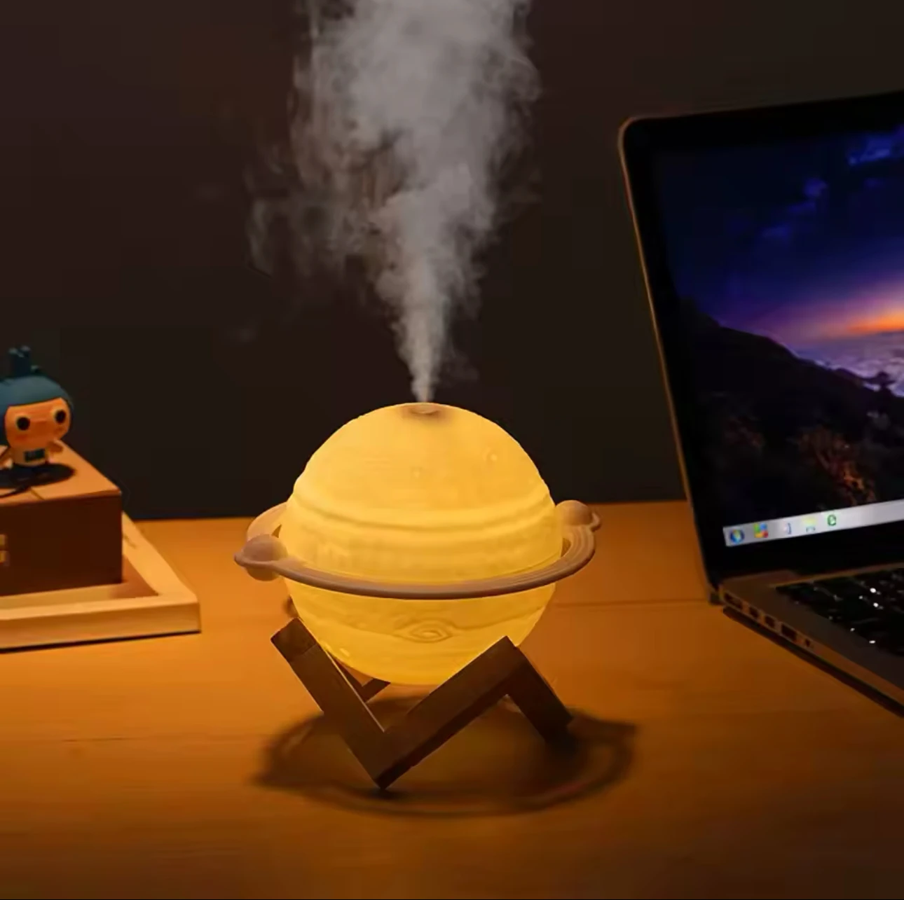Humidificador y lampara planeta - Imagen 4