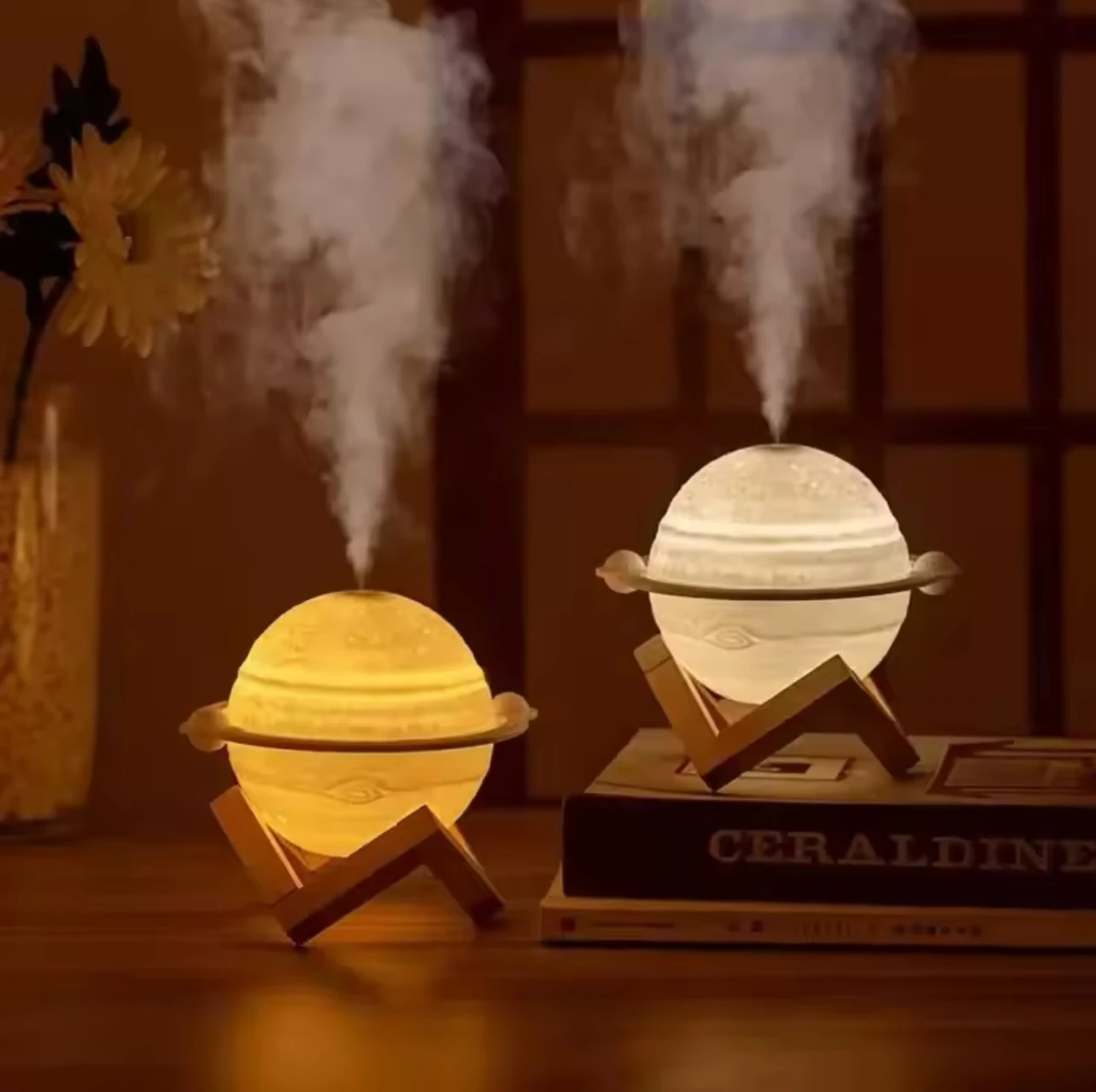 Humidificador y lampara planeta - Imagen 2