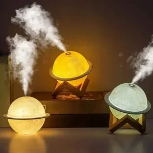 Humidificador y lampara planeta
